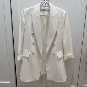 White ZARA blazer, size small